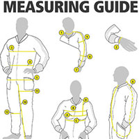 Northern Diver Drysuit Measuring Guide